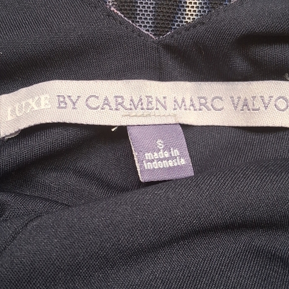 Luxe Carmen Marc Valvo  Multicolor Maxi Dress.    Size S - Picture 12 of 12